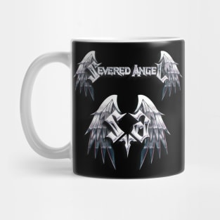 Severed Angel Stylized Logo with Symbol Mug
